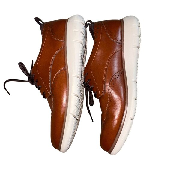 Nunn Bush Mens Stance Wing Tip Oxford Shoes-8M-GUC - Picture 7 of 9